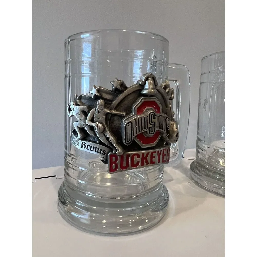 2 Glass Mugs National Championship. Ohio State 2007 And Ohio state Mug - Picture 7 of 8